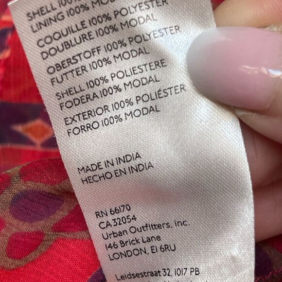 Free People Strawberry Halter Vibrant Paisley Top - Picture 4 of 4